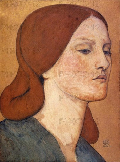 Dante Gabriel Rossetti - Elizabeth Siddal (1850-65).