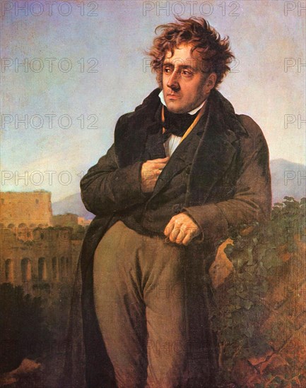Chateaubriand Meditating on the Ruins of Rome