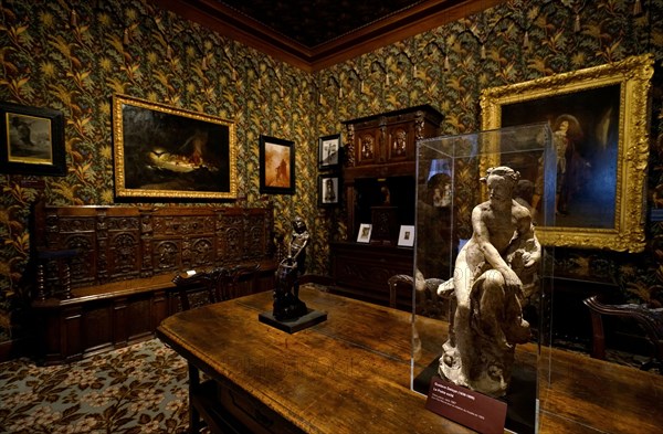 Interior of Maison de Victor Hugo-Victor Hugo house museum.Place de Vosges.Le Marais.Paris.France