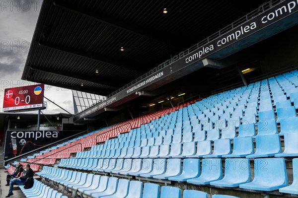 Aalborg, Denmark. 04th Sep, 2020. Because of COVID restrictions there are no fans on the stadium for the U21 qualifier match between Denmark and Ukraine at Aalborg Portland Park in Aalborg. (Photo Credit: Gonzales Photo/Alamy Live News