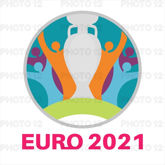 The Euro 2020 EURO European football championship was canceled and will now be played in 2021 - vector Illustration