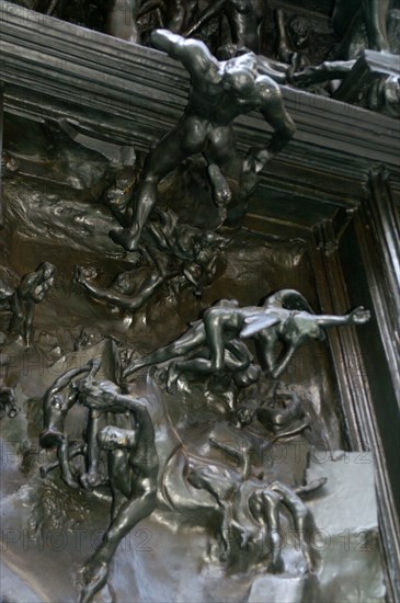 Detail from Auguste Rodin's Gates of Hell
