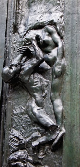 Detail from The Gates of Hell by Auguste Rodin 1840 1917 France late 19th century