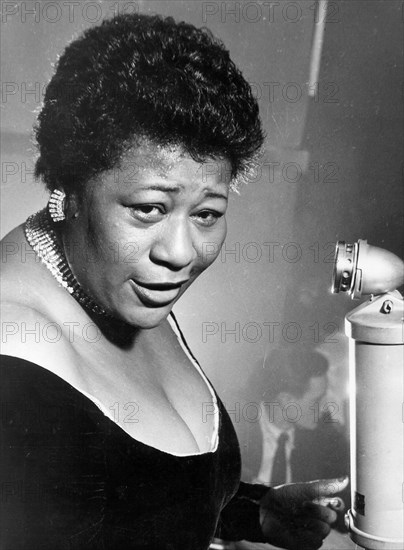 Portrait of jazz vocalist Ella Fitzgerald, 1940