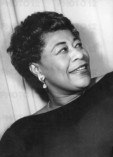 Portrait of singer Ella Fitzgerald, 1960