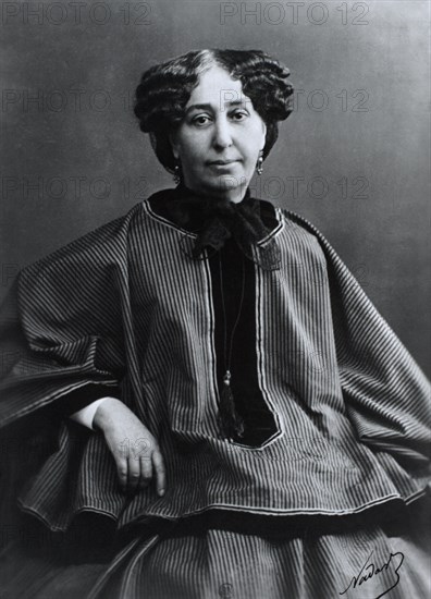 George Sand (1805-1876) was the pseudonym of French novelist and feminist Amantine-Lucile-Aurore Dupin, later Baroness Dudevant. Sand was an amazing author, personality, and all-around woman. She earned as much notoriety for her Bohemian lifestyle as for