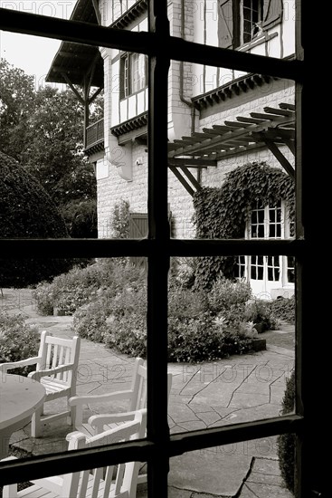 Villa Arnaga, the summer residence of french dramaturgist Edmond Rostand in Cambo-les-Bains