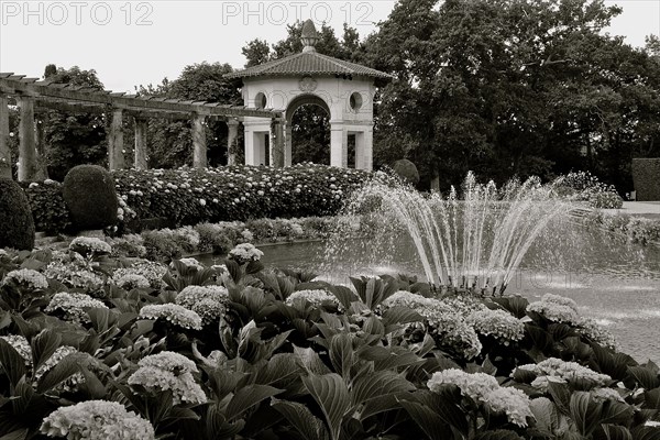 Villa Arnaga, the summer residence of french dramaturgist Edmond Rostand in Cambo-les-Bains