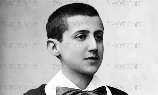 MARCEL PROUST (1871-1922) French novelist  about 1890