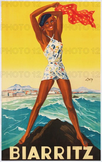 Vintage Travel Biarritz