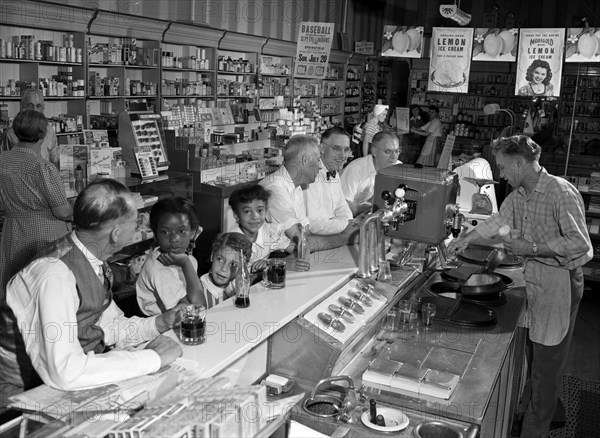 Soda shop in Madison Wisconsin, where the Southern Jim Crow laws did not apply.