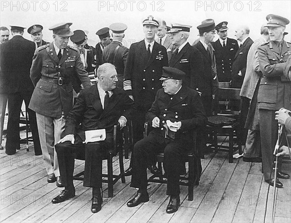 The Atlantic Charter was a pivotal policy statement issued in August 14, 1941 that, early in World War II, defined the Allied goals for the post-war world. It was drafted by the leaders of Britain and the United States, and later agreed to by all the Allies.

The Charter stated the ideal goals of the war: no territorial aggrandizement; no territorial changes made against the wishes of the people; restoration of self-government to those deprived of it; reduction of trade restrictions; global cooperation to secure better economic and social conditions for all; freedom from fear and want; freedom