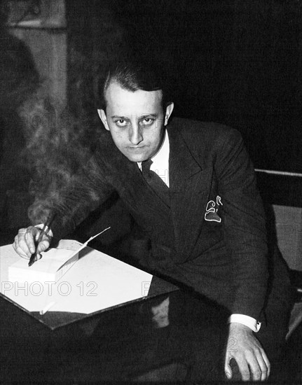 André Malraux DSO (3 November 1901 – 23 November 1976) was a French novelist, art theorist and Minister for Cultural Affairs. Malraux's novel La Condition Humaine (Man's Fate) (1933) won the Prix Goncourt. He was appointed by President Charles de Gaulle as Minister of Information (1945–1946) and subsequently as France's first Minister of Cultural Affairs during de Gaulle's presidency (1959–1969).

In 1923 Malraux undertook a small expedition into unexplored areas of the Cambodian jungle in search of lost Khmer temples, hoping to recover items that might be sold to art museums. On his return, h