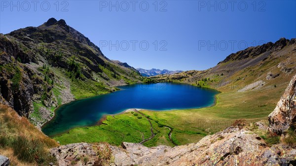 The Lac Superieur de Vens (Upper Lake of Vens in National Park of Mercantour (france)