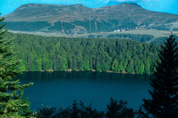 LAKE PAVIN PUY DE DOME AUVERGNE FRANCE