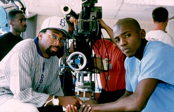 FILMING O/S 'CLOCKERS (1995)' SPIKE LEE (DIR), MEKHI PHIFER SKLE 026