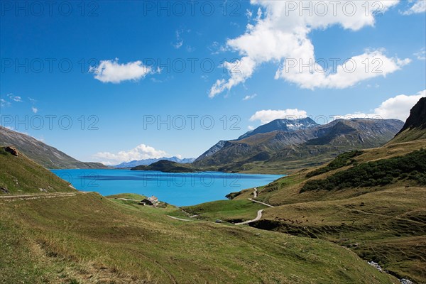 France, Col du Mont Cenis, Lac du Mont Cenis