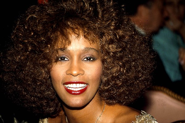 WHITNEY HOUSTON .L0012.8/1986.(Credit Image: Â© Mitchell Levy/Globe Photos/ZUMAPRESS.com)