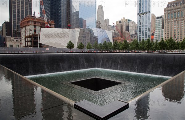 New York, NY - The 9/11 Memorial, commemorating the September 11, 2001 attacks on the World Trade Center and the Pentagon.