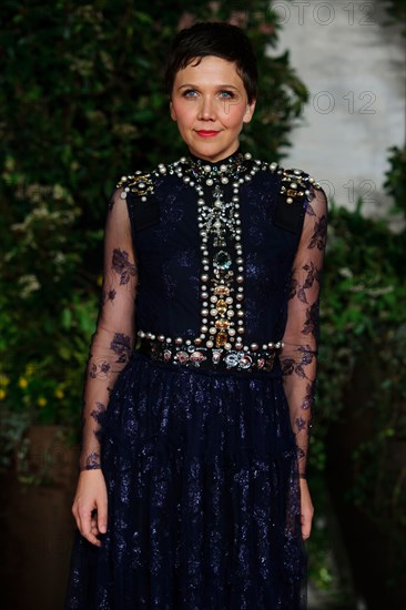 Maggie Gyllenhaal arrives for the British Academy Film Awards 2014 After Party at the Grosvenor Hotel.