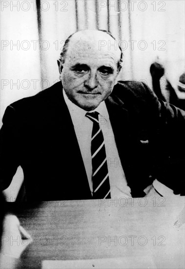 Feb 05, 1972; Paris, France; Nazi chief of the Nazi Gestapo, KLAUS BARBIE.