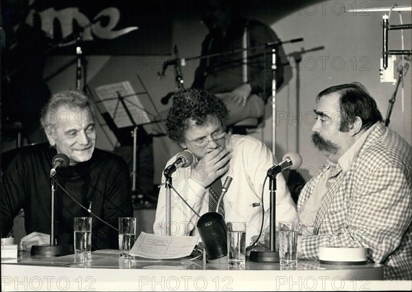 Nov. 02, 1979 - Georges Brassens, Jacques Martin, and Moustache