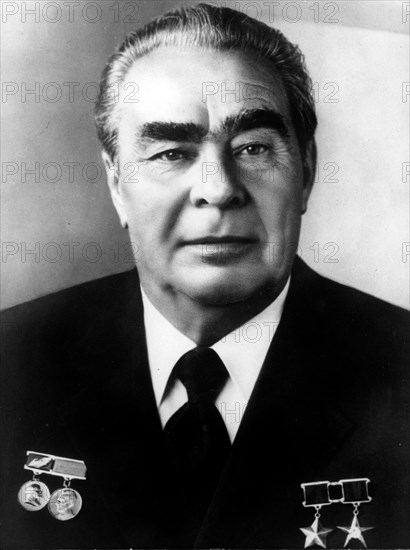 Apr 01, 2009 - London, England, United Kingdom - Leonid Brejnev. Leonid Ilyich Brezhnev [O.S. 6 December 1906] Ð 10 November 1982) was General Secretary of the Communist Party of the Soviet Union (and thus political leader of the Soviet Union) from 1964 to 1982, serving in that position longer than anyone other than J. Stalin. He was twice Chairman of the Presidium of the Supreme Soviet (head of state), from 7 May 1960 to 15 July 1964 and from 16 June 1977 to his death on 10 November 1982. (Credit Image: KEYSTONE Pictures USA/ZUMAPRESS.com)