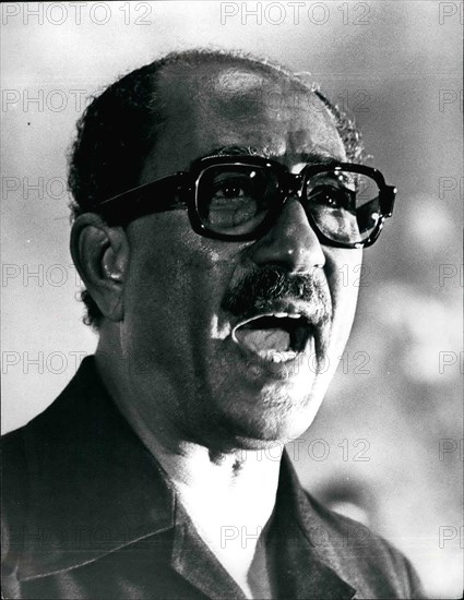 Feb. 28, 2012 - Sadat: Mohamed Anwar El-Sadat, President of Egypt since 15 October 1970, and supreme commander of the Armed Force. Born 27 December 1918