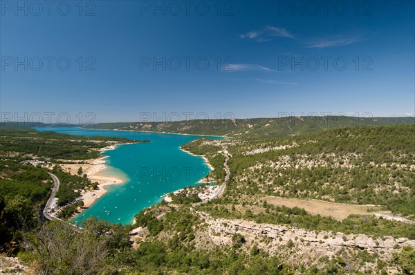 Lake Sainte Croix, Provence, France.