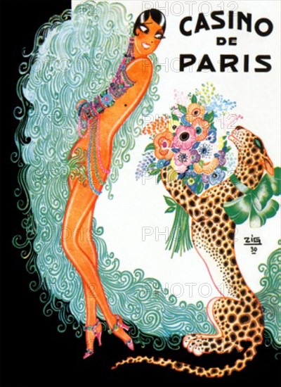 Louis Gaudin Casino de Paris Josephine Baker 1930