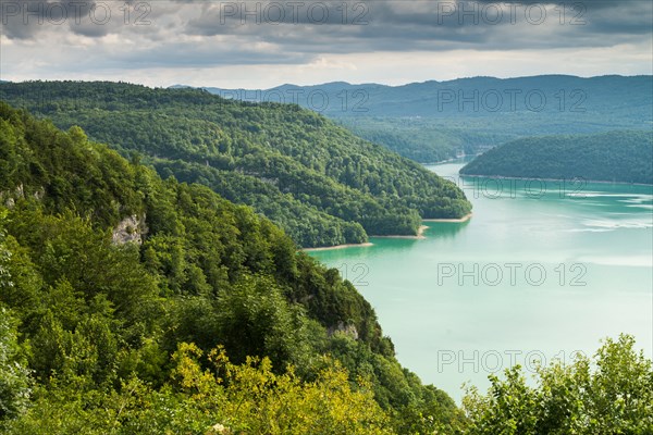 Lake Vouglans, France, Europe.