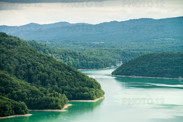 Lake Vouglans, France, Europe.