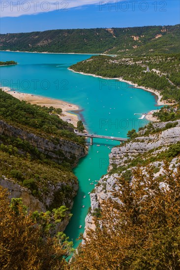 Canyon of Verdon and lake Sainte-Croix - Provence France