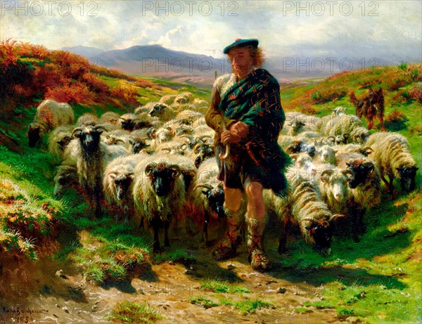 The Highland Shepherd, Rosa Bonheur, circa 1859