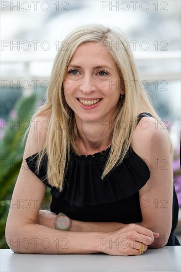 Diector Jessica Hausner poses at a photocall for  Little Joe  on Saturday 18 May 2019 at the 72nd Festival de Cannes, Palais des Festivals, Cannes. Pictured: Jessica Hausner. Picture by Julie Edwards.