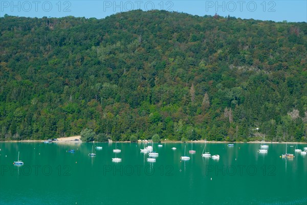 Stunning lac de Vouglans in the Franche Comté region in France