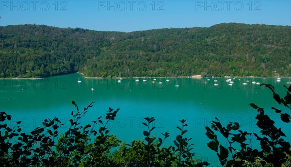 Stunning lac de Vouglans in the Franche Comté region in France