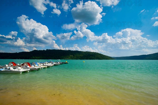 Stunning lac de Vouglans in the Franche Comté region in France