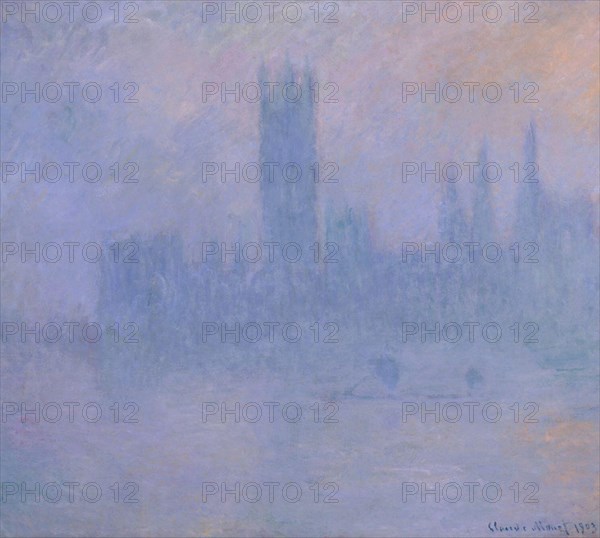 Monet, Le Parlement dans le Brouillard