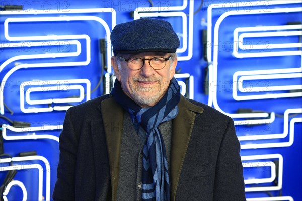 Steven Spielberg attends the European Premiere of 'Ready Player One' at Vue West End on March 19, 2018 in London, England.