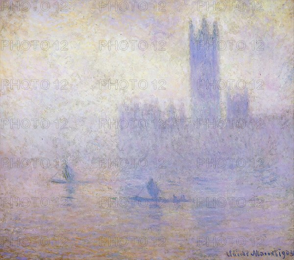 Monet, Le Parlement, effet de Brouillard