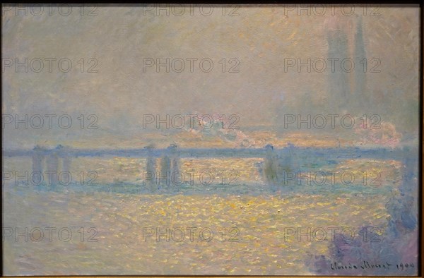 Charing Cross Bridge by Claude Monet, 1900, oil on canvas