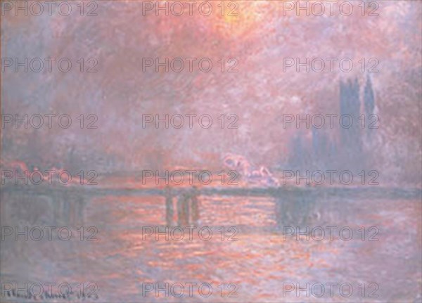 Monet, La Tamise à Charing-Cross