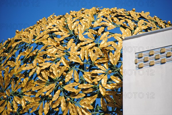 Foliage work detail at the Secession Building