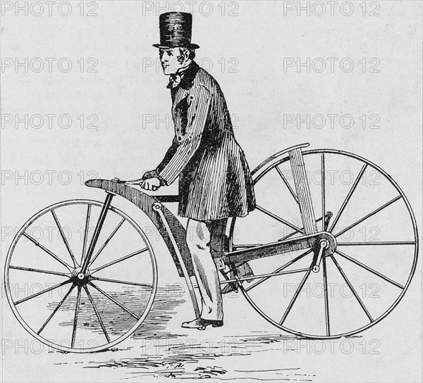 KIRKPATRICK MACMILLAN (1812-1878) Scottish blacksmith who is generally credited with the invention of the pedal driven bicycle