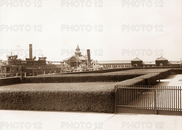 Ellis Island - In the 19th century, Ellis Island was the site of Fort Gibson and later became a naval magazine. The first inspection station opened in 1892 and was destroyed by fire in 1897. The second station opened in 1900 and housed facilities for medical quarantines as well as processing immigrants. After 1924, Ellis Island was used primarily as a detention center for migrants. During both World War I and World War II its facilities were also used by the United States military to detain prisoners of war.