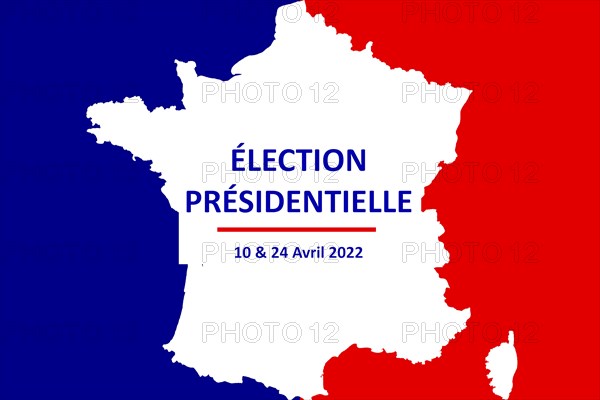 2022 French Presidential Election – 10 and 24 april 2022 – French language Illustration