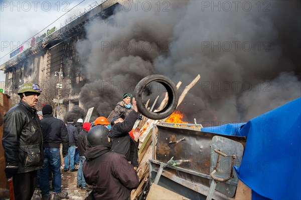 February 19, 2014 - Anti-government protests in Kiev, Ukraine.