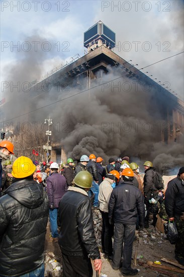 February 19, 2014 - Anti-government protests in Kiev, Ukraine.