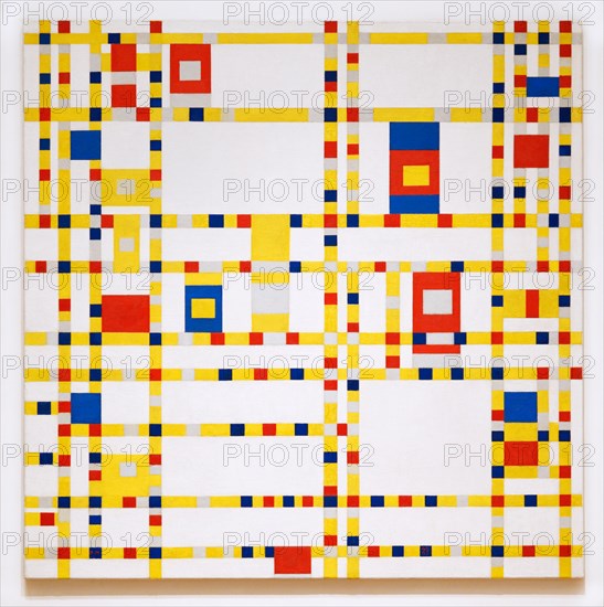 Broadway Boogie Woogie, 1942-43, Piet Mondrian